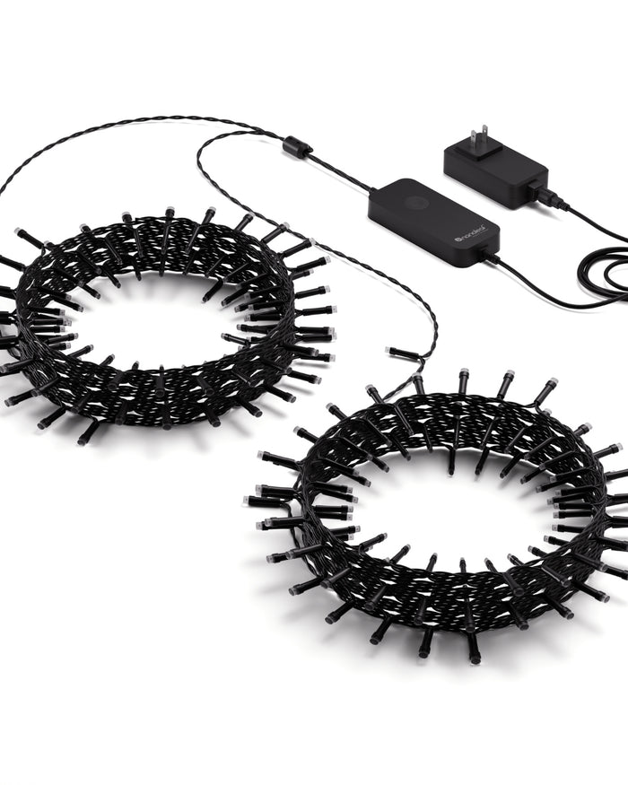 Bandă Led RGB Smart Nanoleaf Essentials Holiday String Starter Kit, 20 metri
