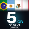 eSIM America Latină 5 GB, 30 DAYS — GB Travel
