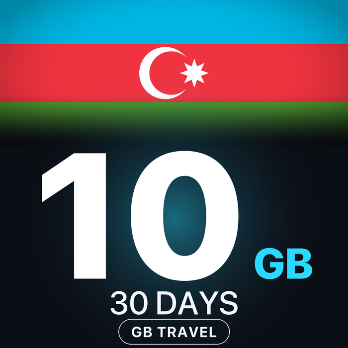 eSIM Azerbaidjan 10 GB, 30 DAYS — GB Travel