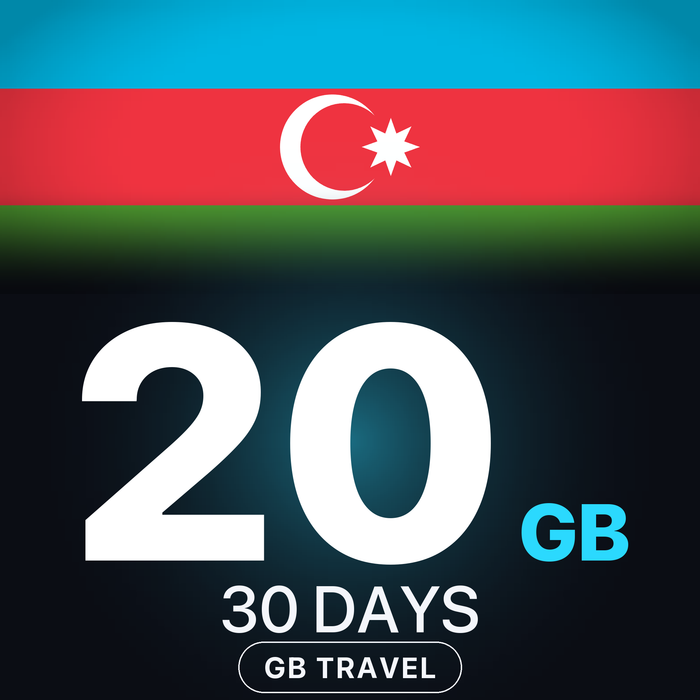 eSIM Azerbaidjan 20 GB, 30 DAYS — GB Travel