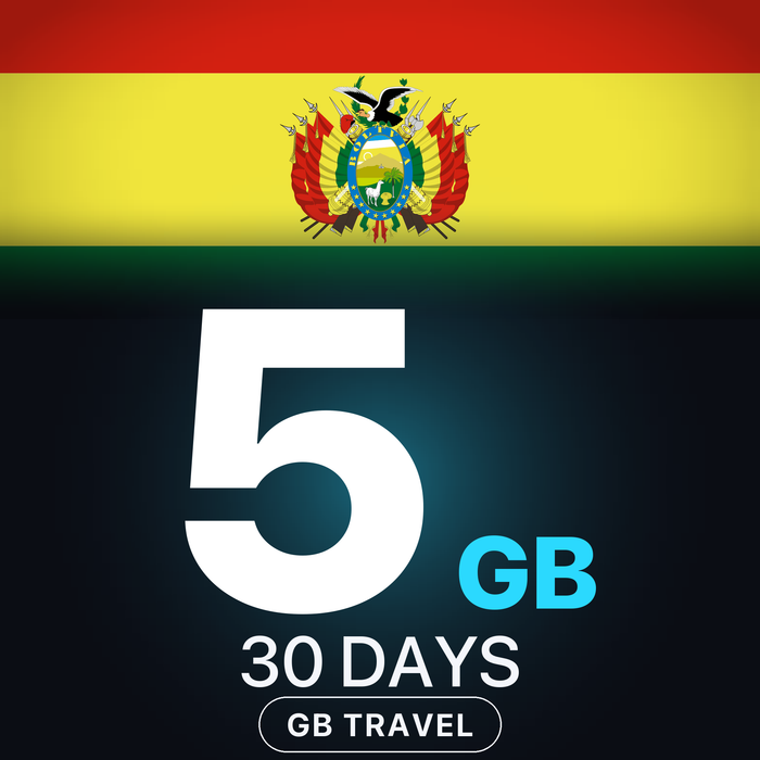 eSIM Bolivia 5 GB, 30 DAYS — GB Travel