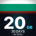 eSIM Bulgaria 20 GB, 30 DAYS — GB Travel