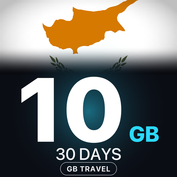 eSIM Cipru 10 GB, 30 DAYS — GB Travel