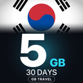eSIM Coreea de Sud 5 GB, 30 DAYS — GB Travel