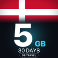 eSIM Danemarca 5 GB, 30 DAYS — GB Travel