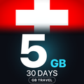 eSIM Elveția 5 GB, 30 DAYS — GB Travel