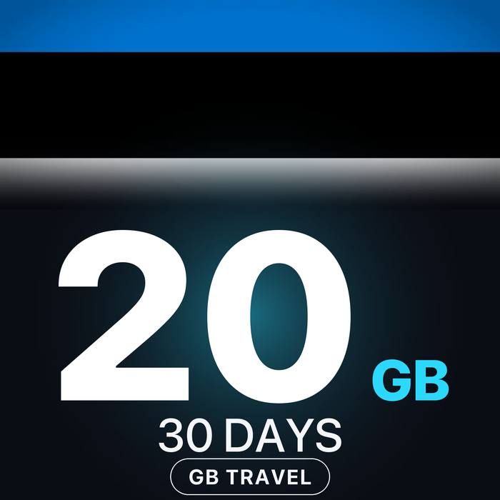 eSIM Estonia 20 GB, 30 DAYS — GB Travel