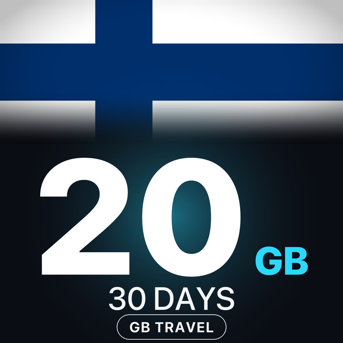eSIM Finlanda 20 GB, 30 DAYS — GB Travel