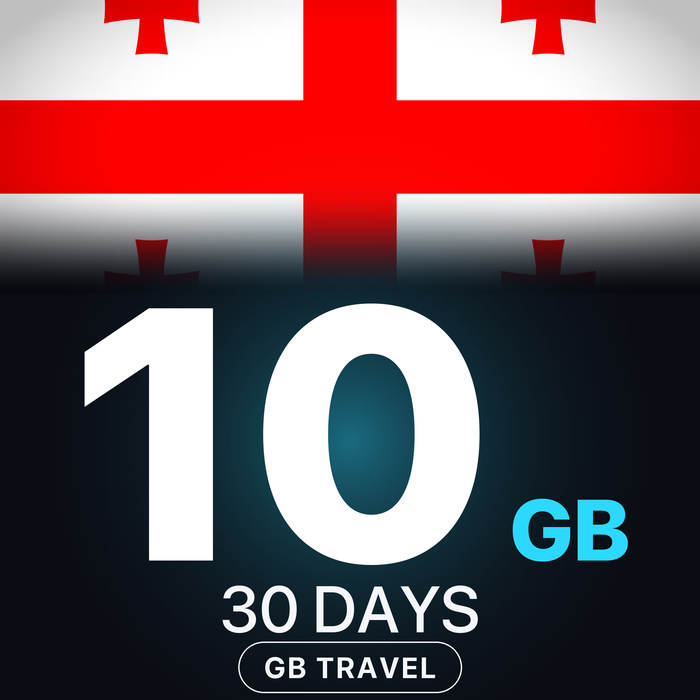 eSIM Georgia 10 GB, 30 DAYS — GB Travel