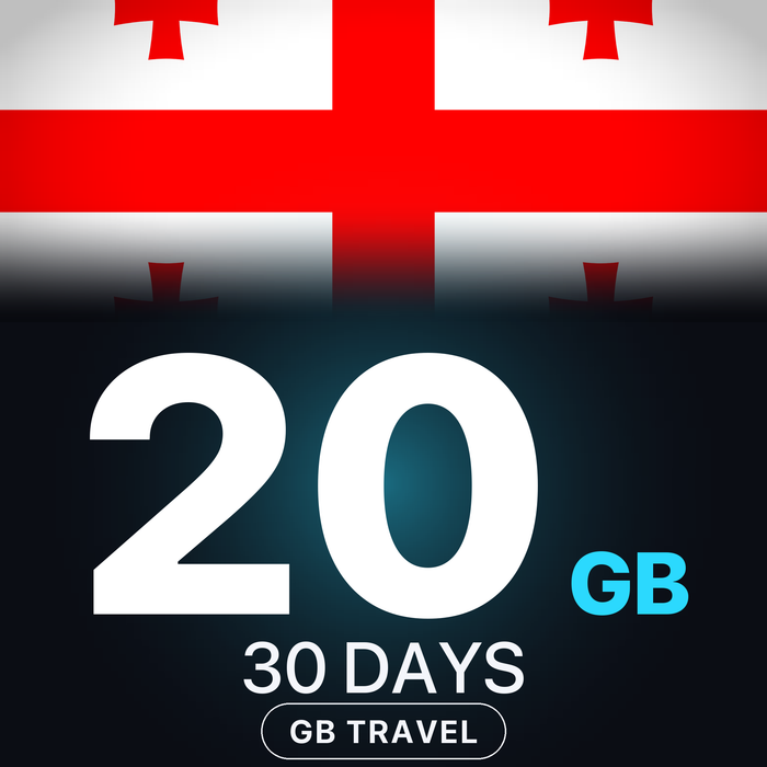 eSIM Georgia 20 GB, 30 DAYS — GB Travel
