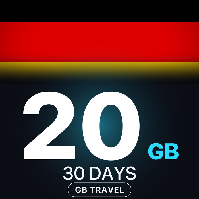eSIM Germania 20 GB, 30 DAYS — GB Travel