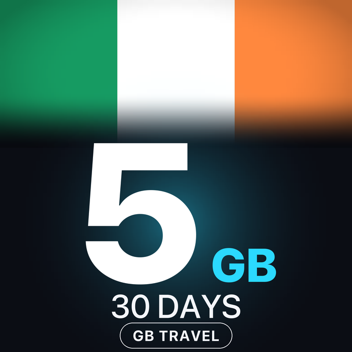eSIM Irlanda 5 GB, 30 DAYS — GB Travel