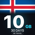 eSIM Islanda 10 GB, 30 DAYS — GB Travel