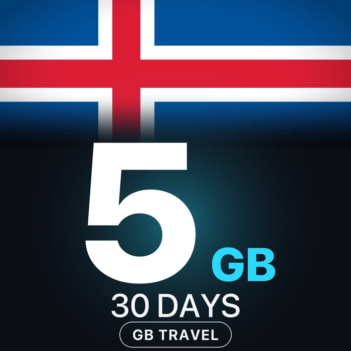 eSIM Islanda 5 GB, 30 DAYS — GB Travel