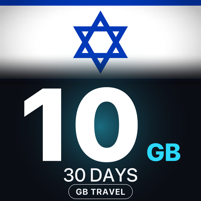 eSIM Israel 10 GB, 30 DAYS — GB Travel