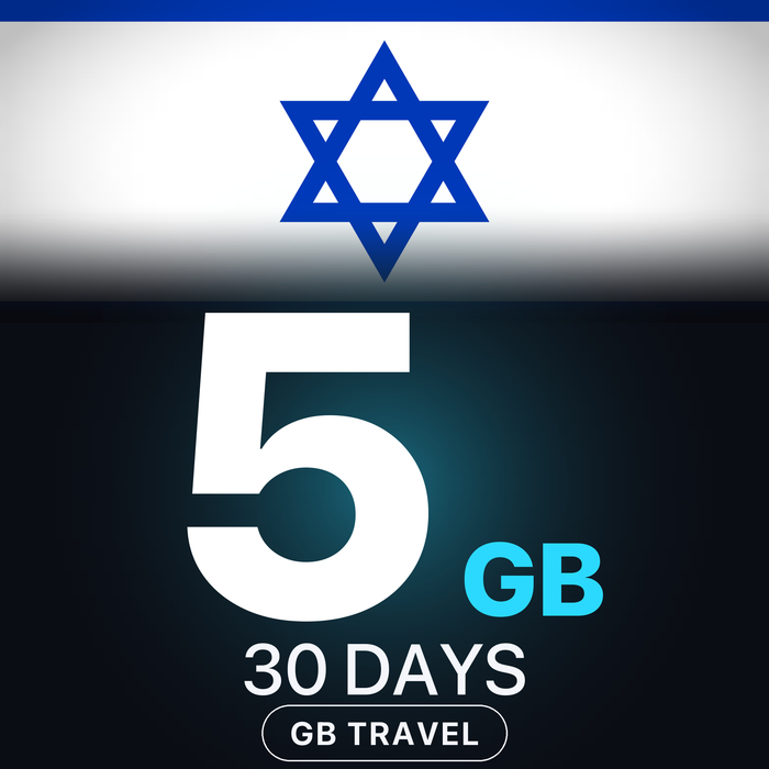 eSIM Israel 5 GB, 30 DAYS — GB Travel