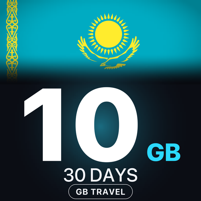 eSIM Kazahstan 10 GB, 30 DAYS — GB Travel