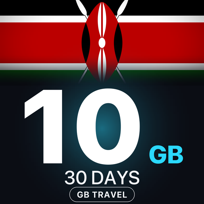 eSIM Kenya 10 GB, 30 DAYS — GB Travel