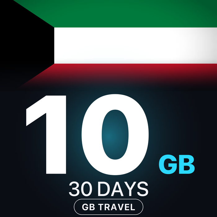 eSIM Kuweit 10 GB, 30 DAYS — GB Travel