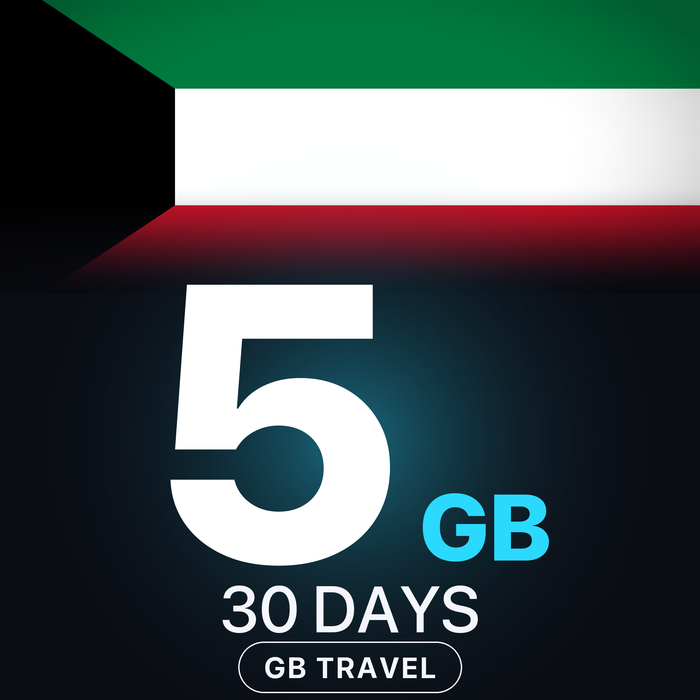 eSIM Kuweit 5 GB, 30 DAYS — GB Travel