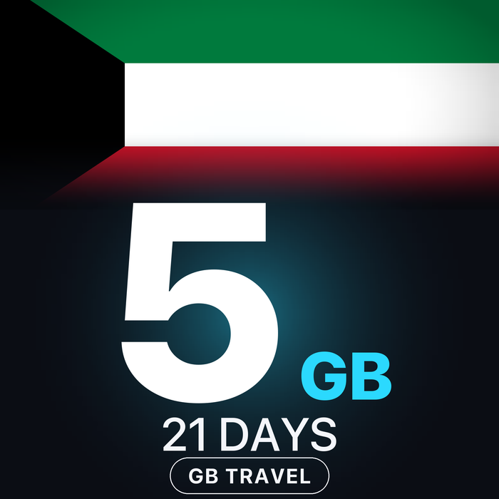 eSIM Kuweit 5 GB, 21 DAYS — GB Travel