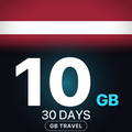 eSIM Letonia 10 GB, 30 DAYS — GB Travel