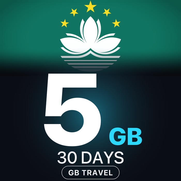 eSIM Macao 5 GB, 30 DAYS — GB Travel