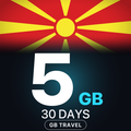 eSIM Macedonia de Nord 5 GB, 30 DAYS — GB Travel