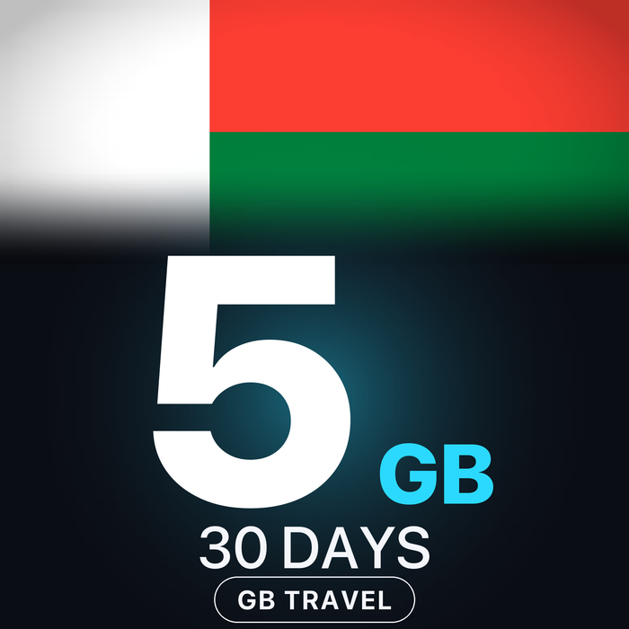 eSIM Madagascar 5 GB, 30 DAYS — GB Travel