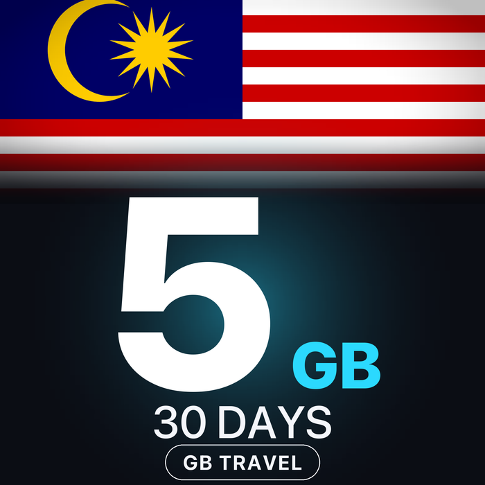 eSIM Malaezia 5 GB, 30 DAYS — GB Travel
