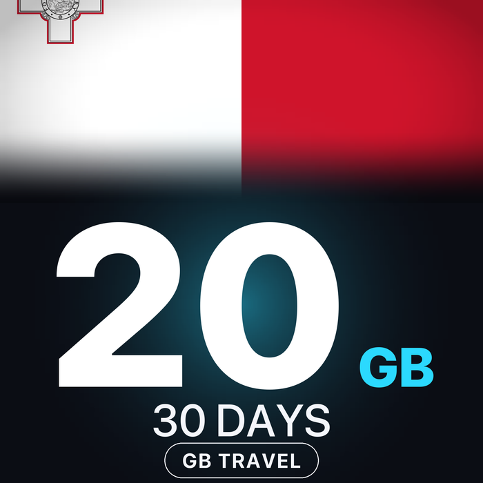 eSIM Malta 20 GB, 30 DAYS — GB Travel