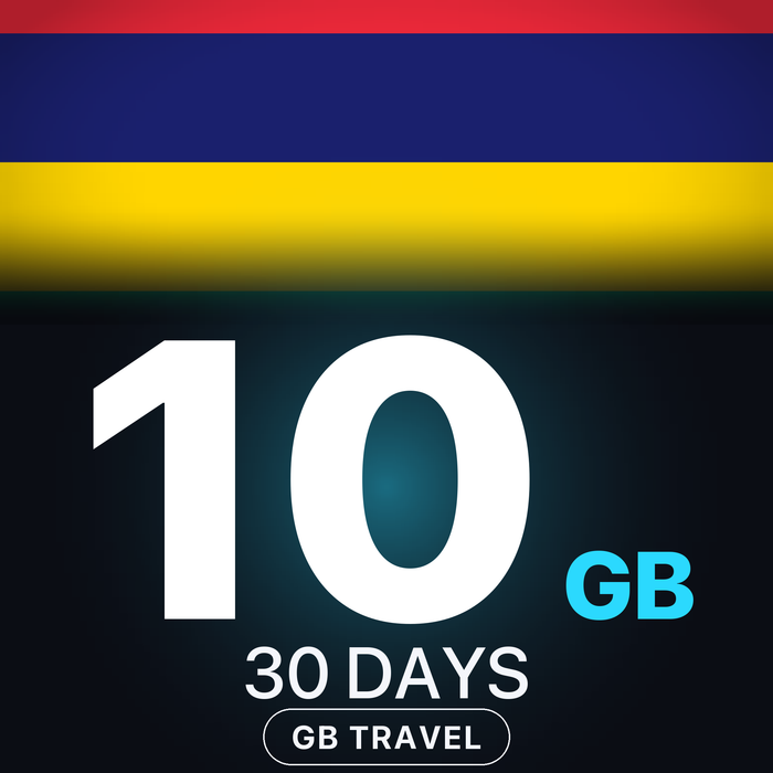 eSIM Mauritius 10 GB, 30 DAYS — GB Travel