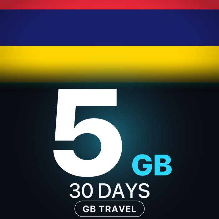 eSIM Mauritius 5 GB, 30 DAYS — GB Travel