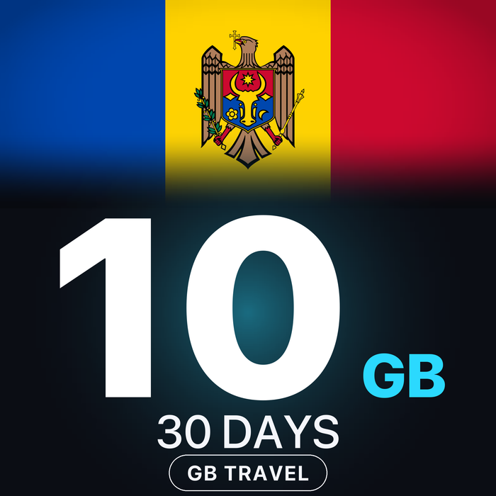 eSIM Moldova 10 GB, 30 DAYS — GB Travel