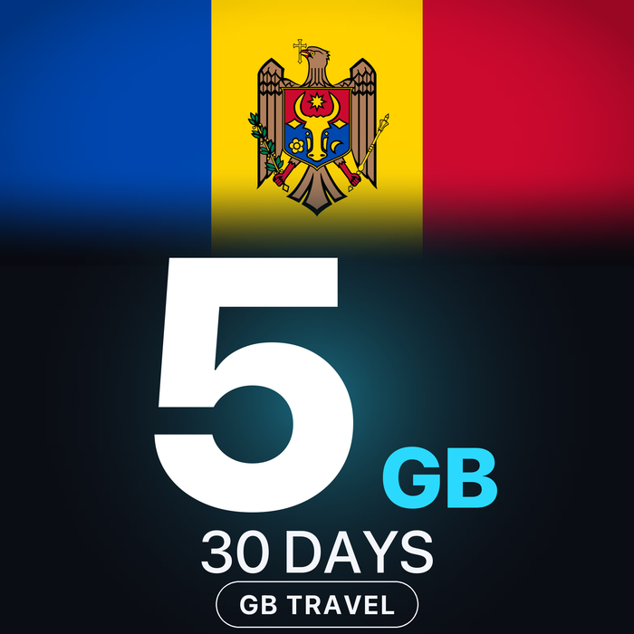 eSIM Moldova 5 GB, 30 DAYS — GB Travel