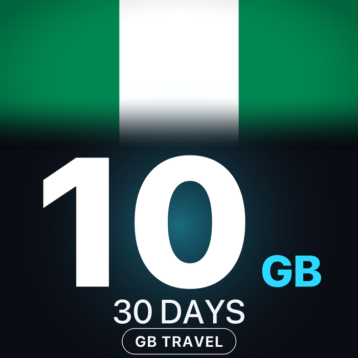 eSIM Nigeria 10 GB, 30 DAYS — GB Travel