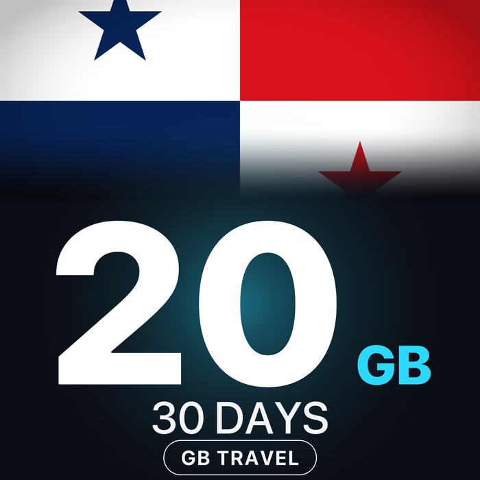 eSIM Panama 20 GB, 30 DAYS — GB Travel