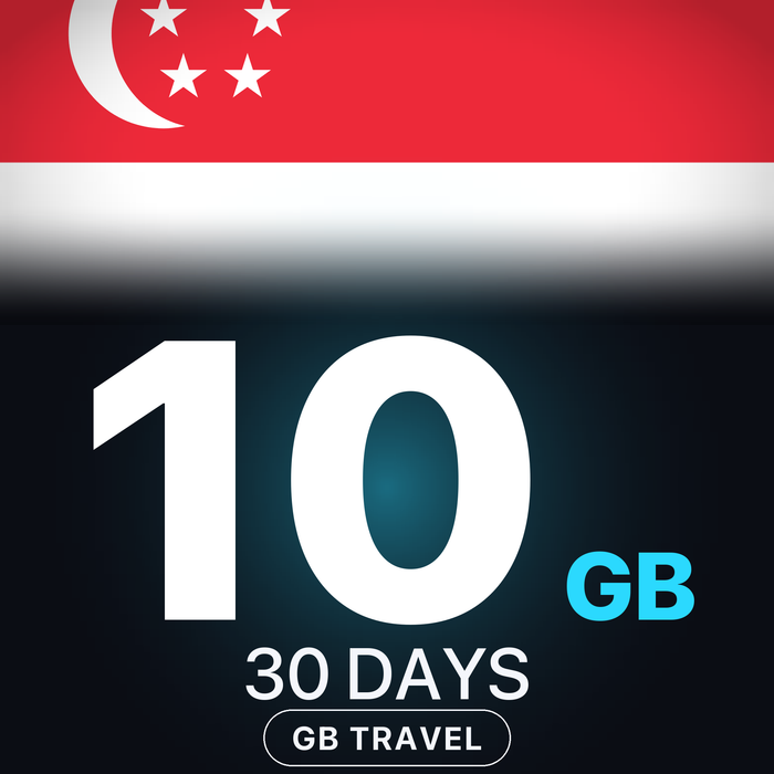 eSIM Singapore 10 GB, 30 DAYS — GB Travel
