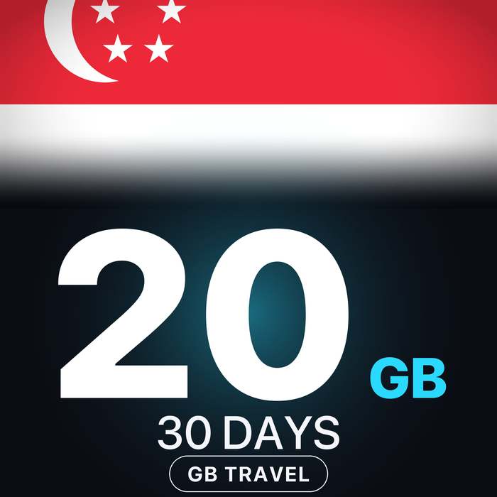 eSIM Singapore 20 GB, 30 DAYS — GB Travel