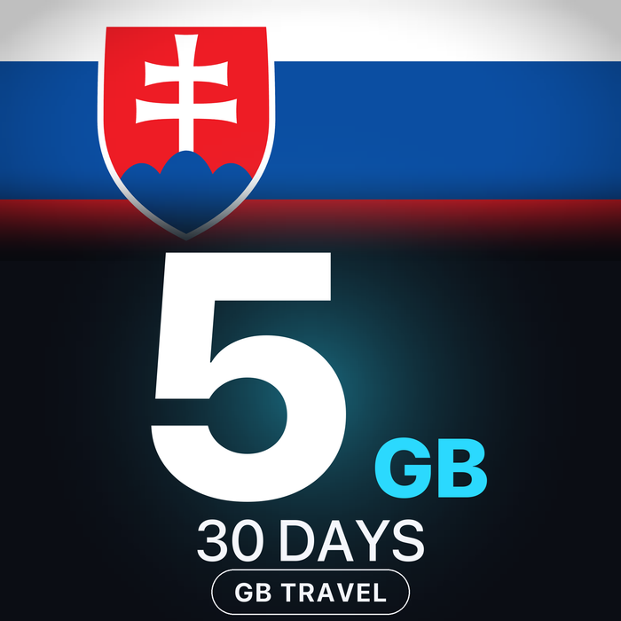 eSIM Slovacia 5 GB, 30 DAYS — GB Travel