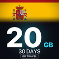 eSIM Spania 20 GB, 30 DAYS — GB Travel