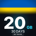 eSIM Ucraina 20 GB, 30 DAYS — GB Travel