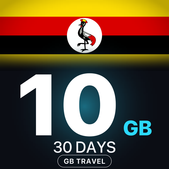 eSIM Uganda 10 GB, 30 DAYS — GB Travel