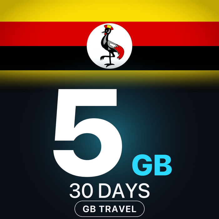 eSIM Uganda 5 GB, 30 DAYS — GB Travel