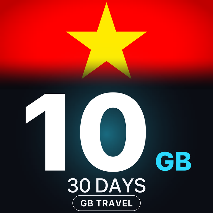 eSIM Vietnam 10 GB, 30 DAYS — GB Travel