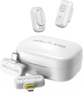 Hollyland LARK A1 Combo Ivory White, with USB-C RX + Lightning RX + Charging Case