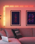Kit 15 panouri RGBW Nanoleaf Lines 60 Degrees Starter Kit, Wi-Fi