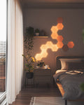 Kit Extindere 3 Panouri Luminoase Inteligente Nanoleaf Elements Hexagons Starter Kit, Wi-Fi