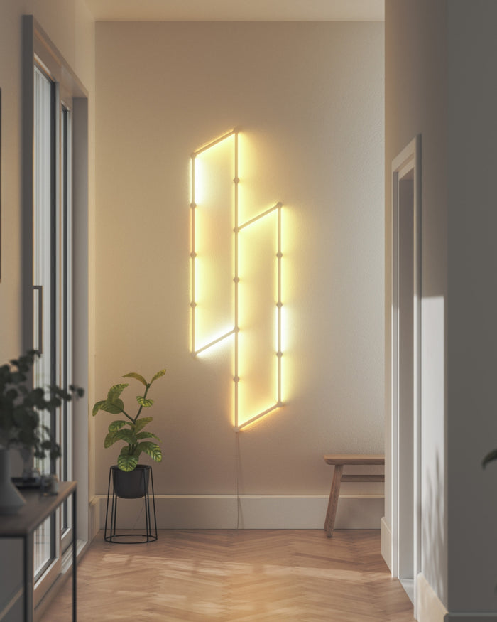 Kit extindere 3 panouri RGBW Nanoleaf Lines Starter Kit, Wi-Fi