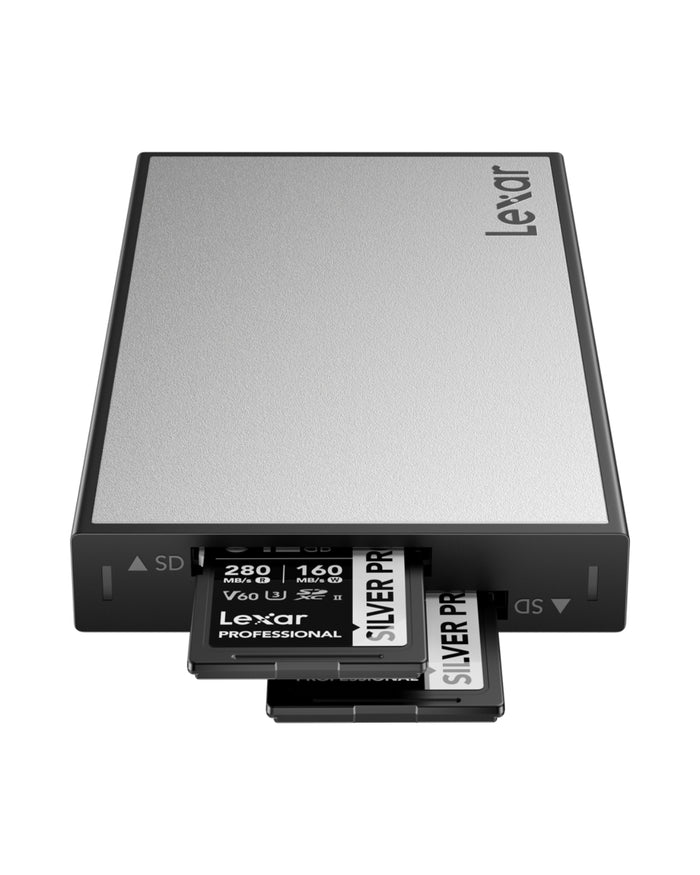 Lexar Professional Workflow USB 3.2 Gen2 Reader, UHS-II, support Dual slot SD
